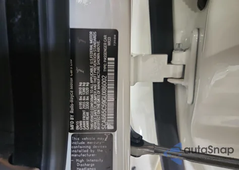 2016 Rolls-Royce Wraith from USA, damaged, VIN SCA665C59GUX86002